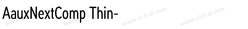 AauxNextComp Thin字体转换